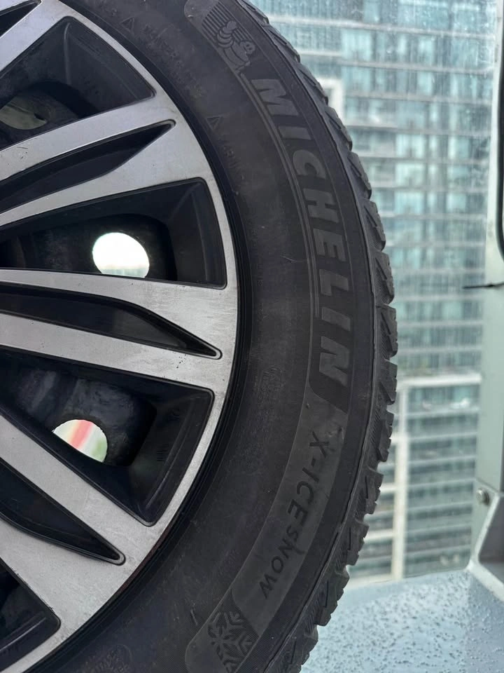 Michelin X-ICE Winter Tires 205/65R16 with Steel Rims - photo 2