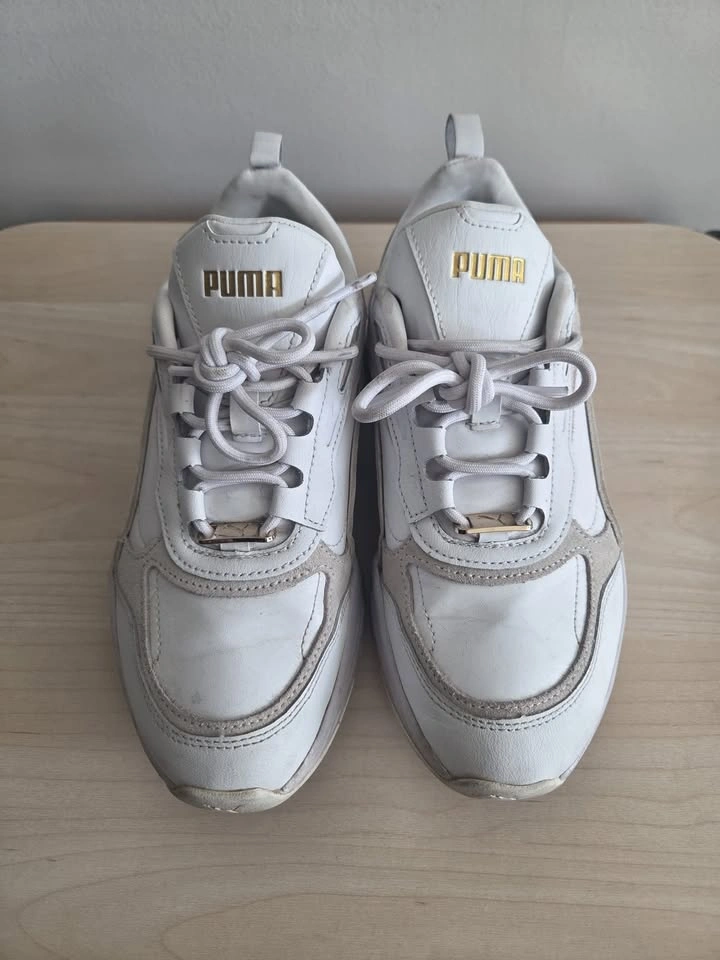 Puma White Shoes - Size 7.5 - photo 2