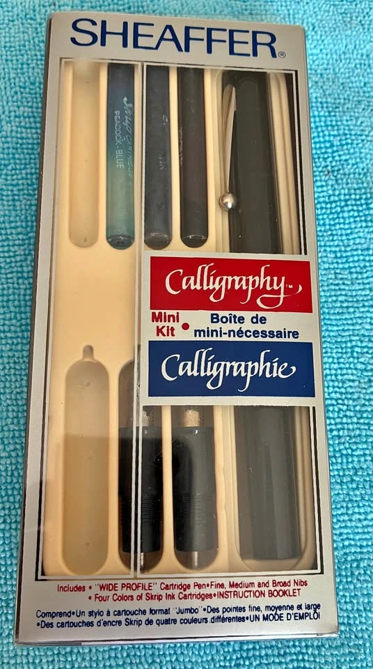 Vintage Sheaffer NoNonsense Calligraphy Mini Kit – 3 Italic Nibs