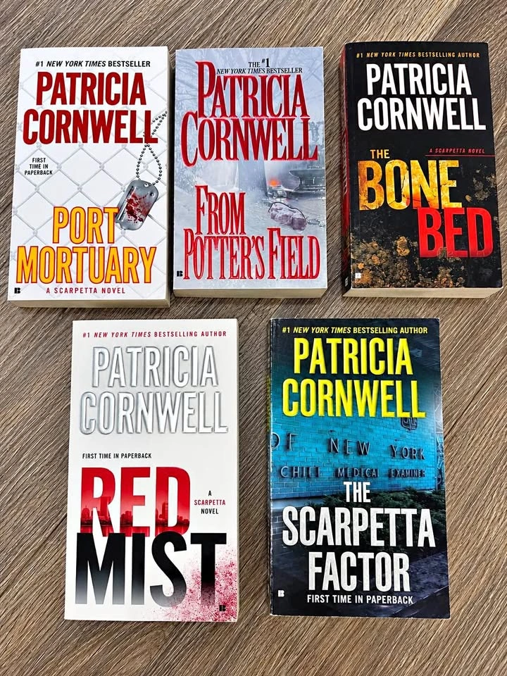 📚 Patricia Cornwell Scarpetta Novels – 5 Books