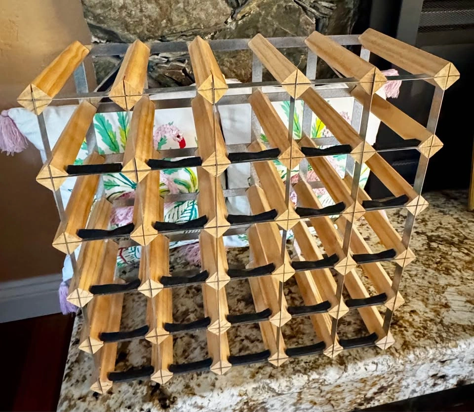 Wine Rack Bottle Holder Organizer - photo 2