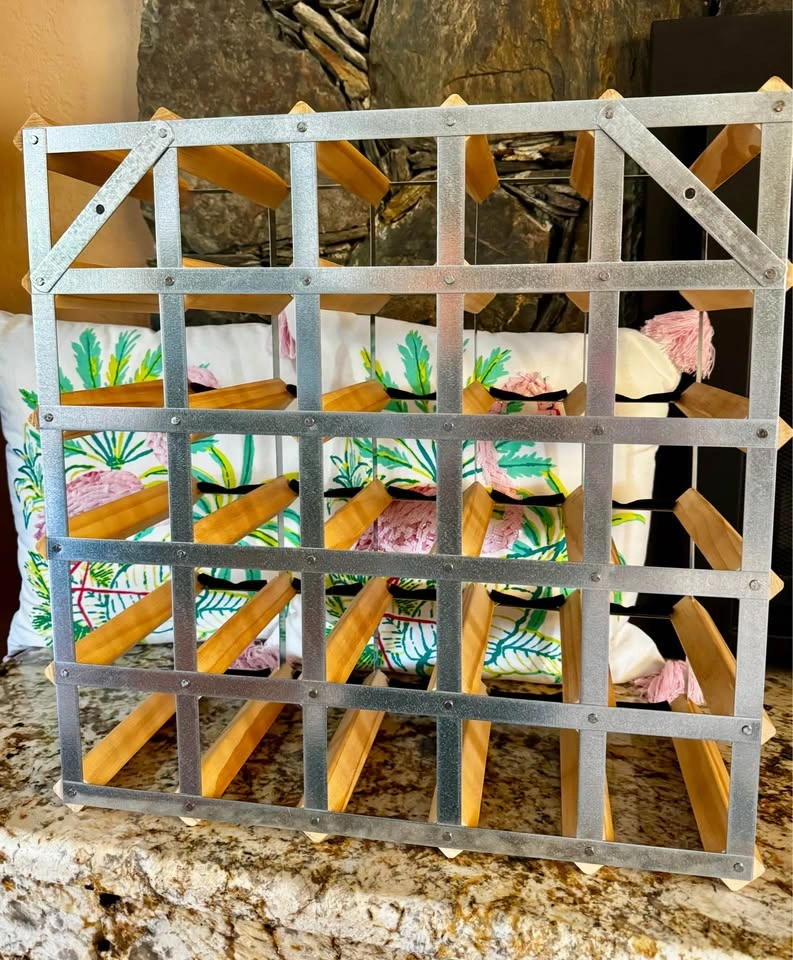 Wine Rack Bottle Holder Organizer - photo 3