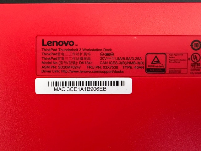 Lenovo ThinkPad Thunderbolt 3 Workstation Dock (Type 40AN) - photo 3