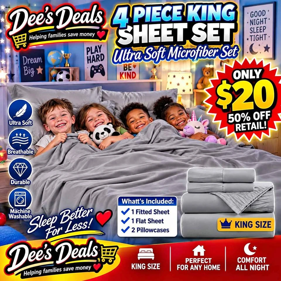 King Sheet Sets BRAND NEW $20 (60% off retail)