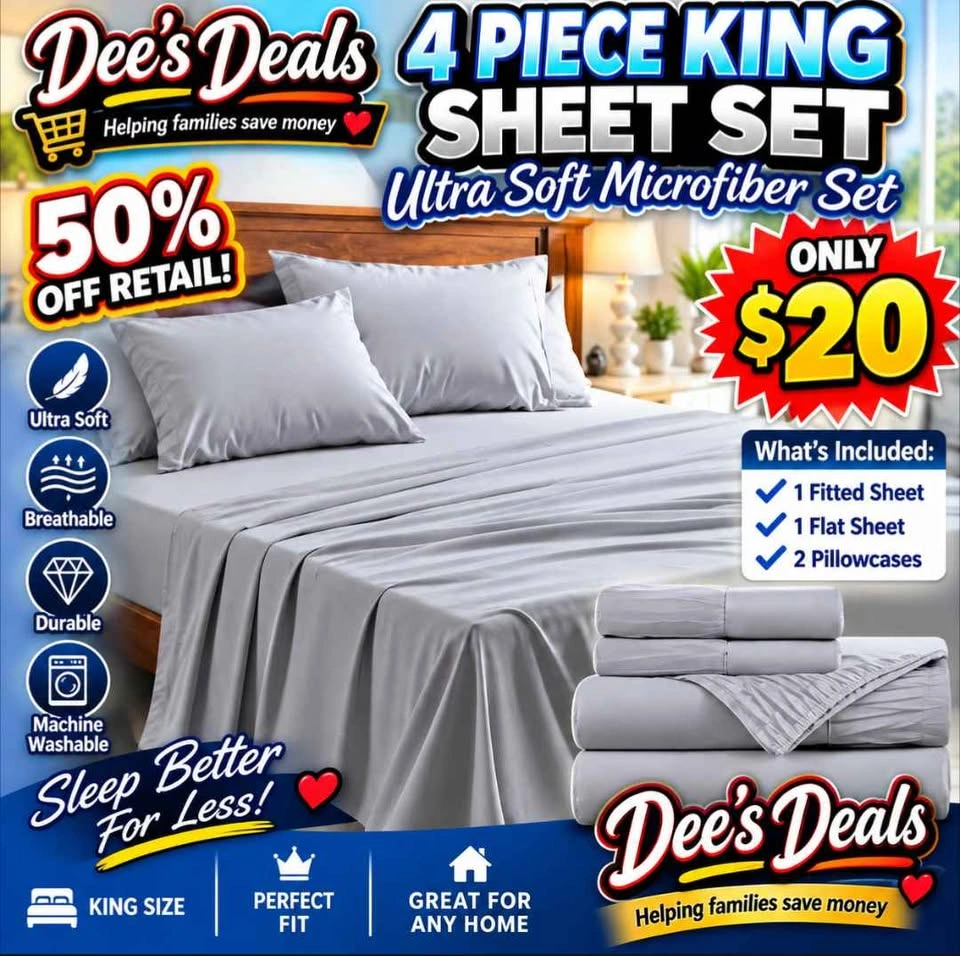 King Sheet Sets BRAND NEW $20 (60% off retail) - photo 3