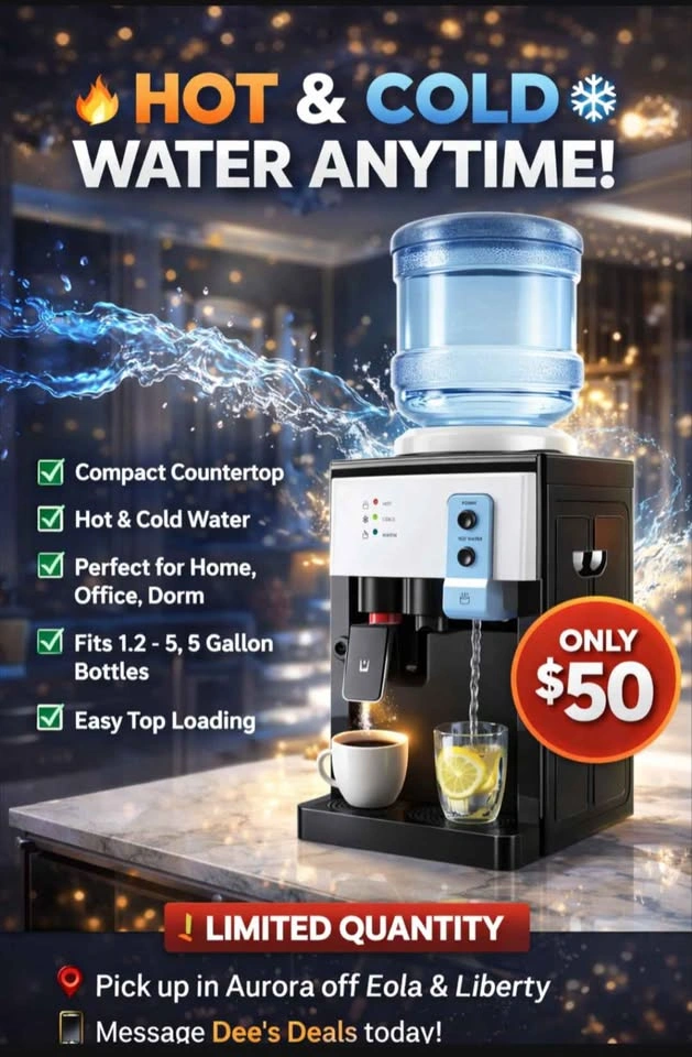 Countertop Water Dispenser $50 - photo 3