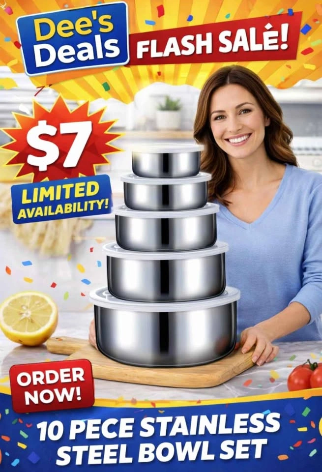 New 10 Piece Stacking bowl set Only $7 - photo 3