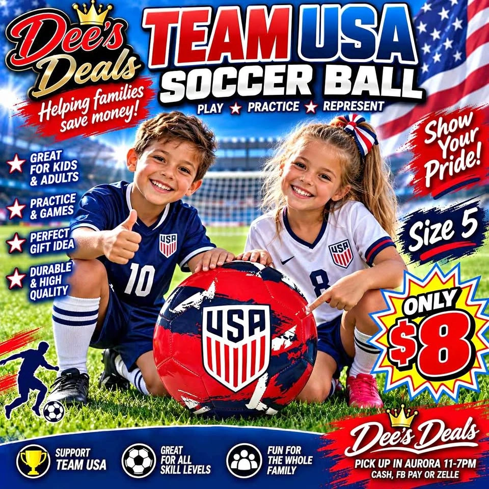 Team USA soccer ball $8 New