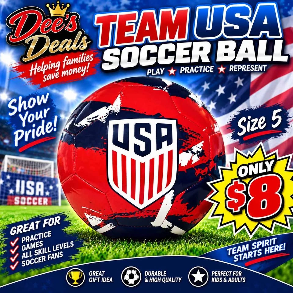 Team USA soccer ball $8 New - photo 2