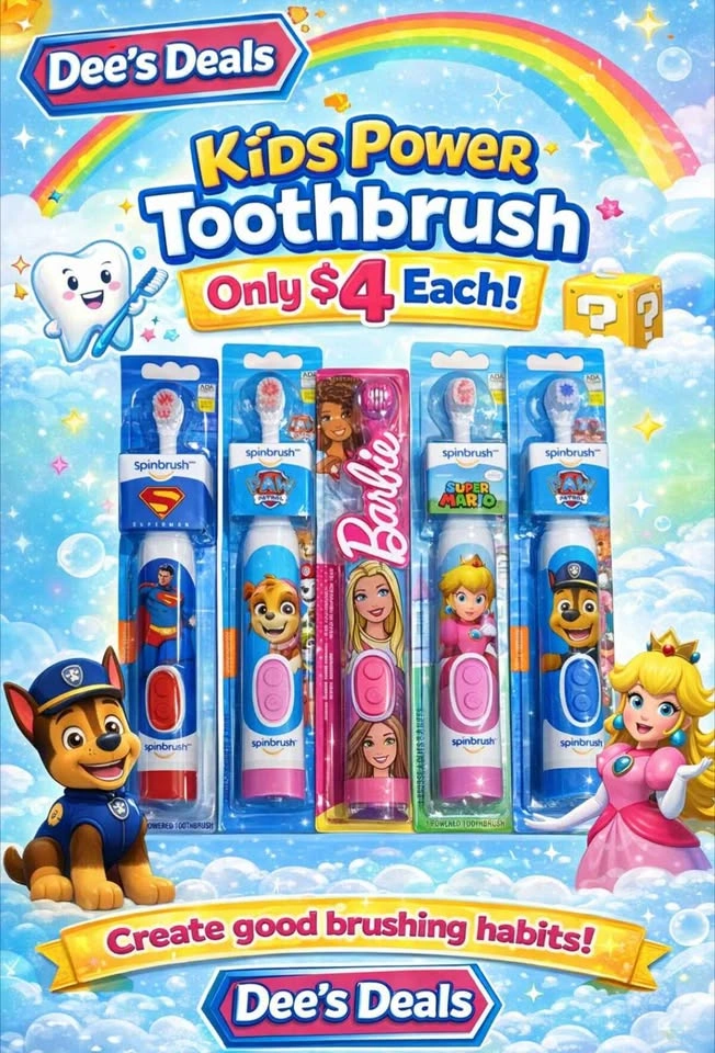 Kids Power Characters Toothbrush $4 - photo 2