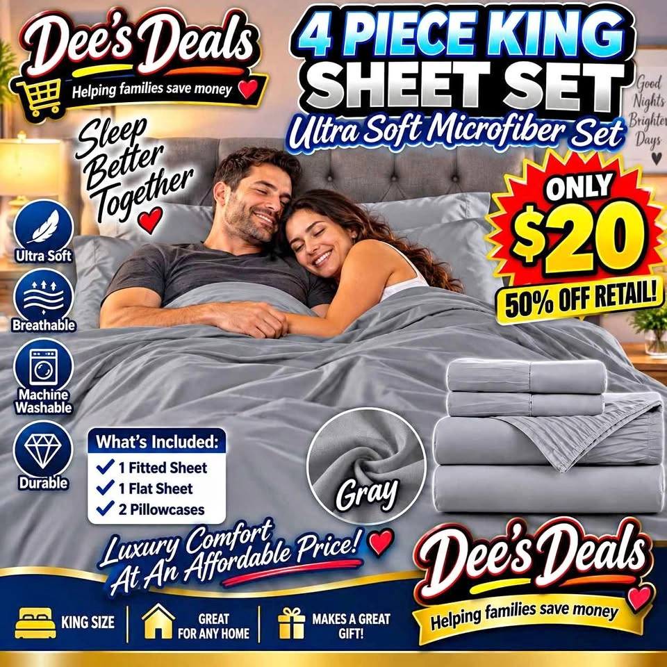 King Sheet Sets New Only $20!