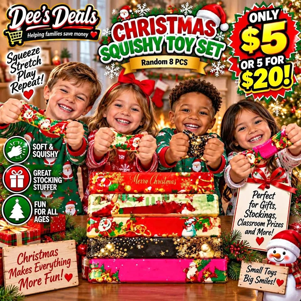 Christmas Butter Squishy $5