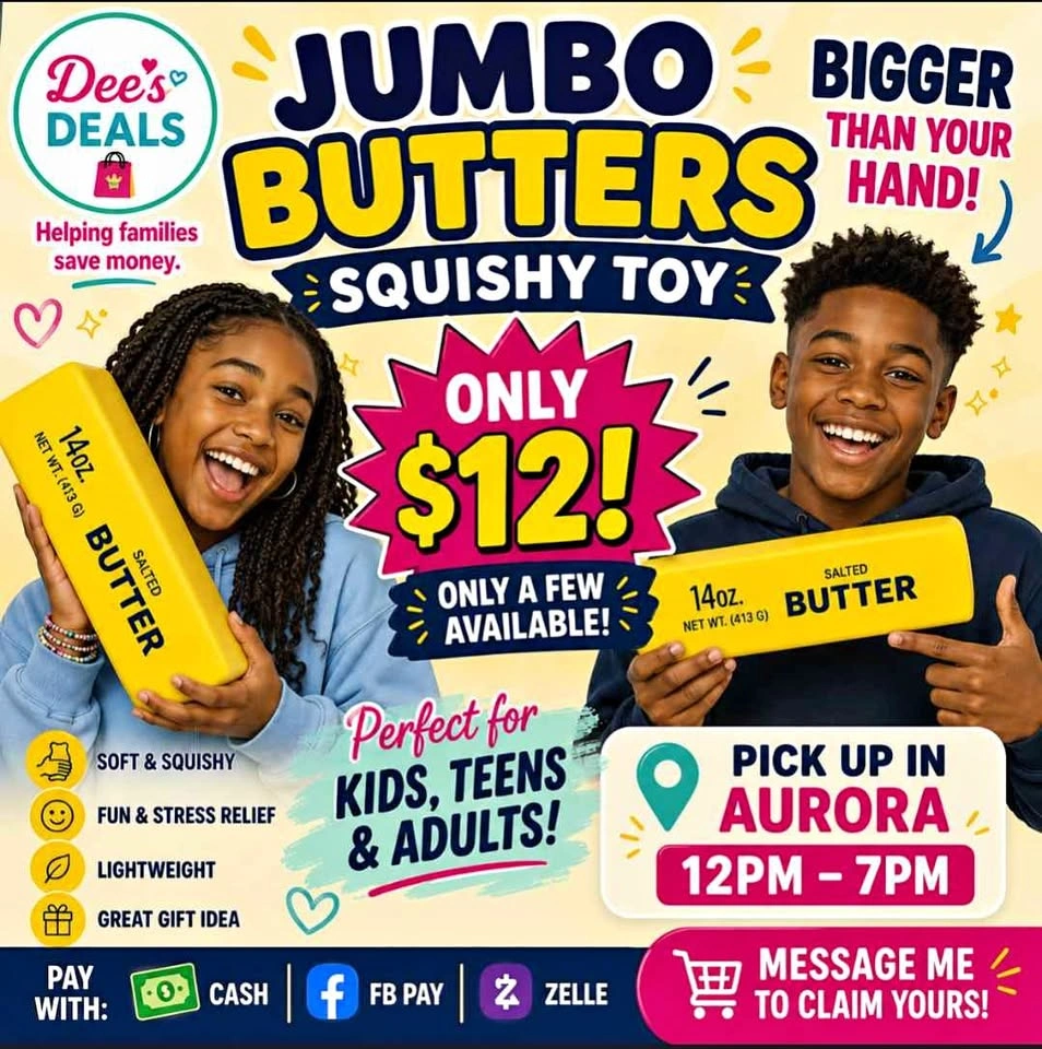 Jumbo Butter Squishy ONLY $12