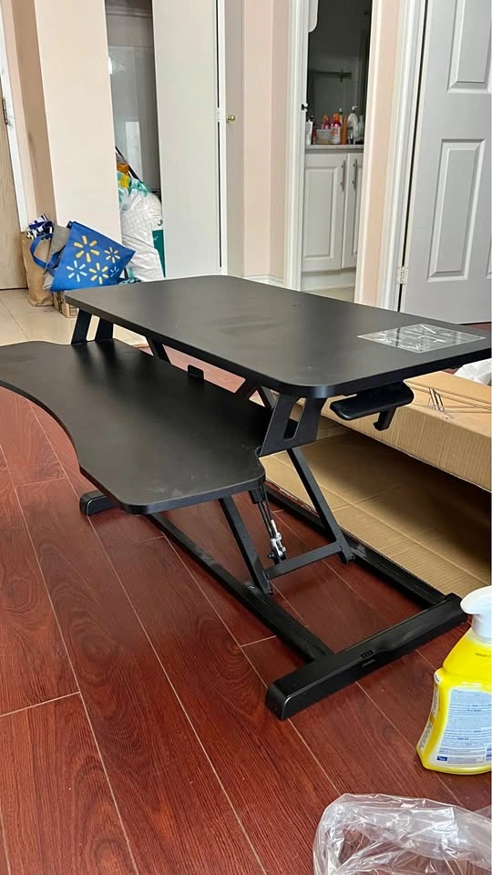 32" Black Standing Desk Converter