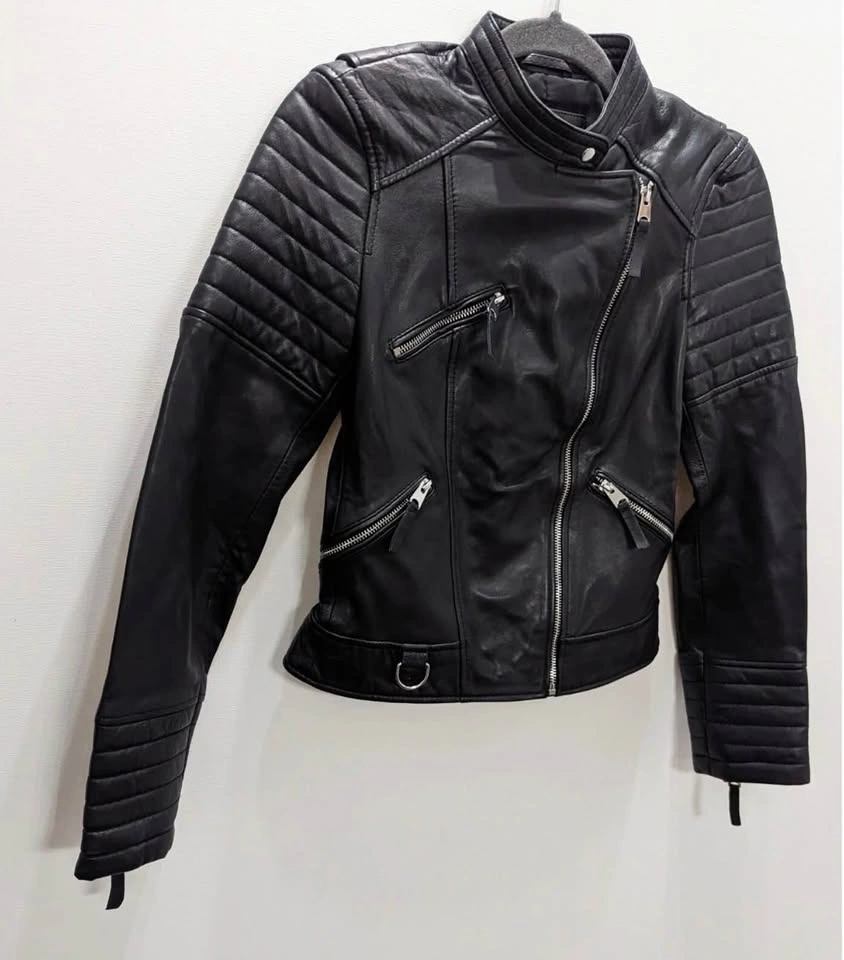 Zara Trf Soft Leather Moto Jacket - photo 4