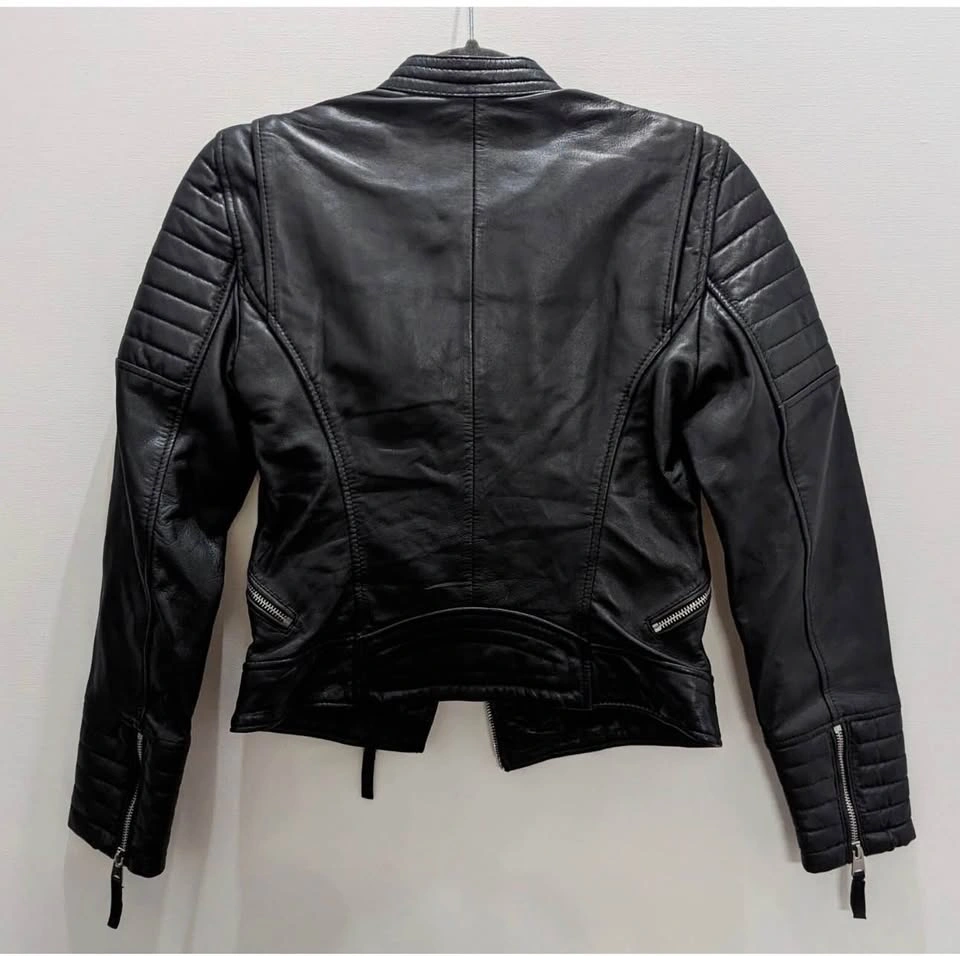 Zara Trf Soft Leather Moto Jacket - photo 5