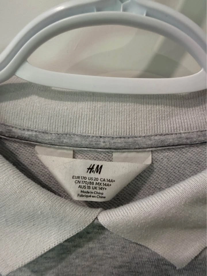 H&M kids Collared Cropped Sweatshirt girls - photo 2