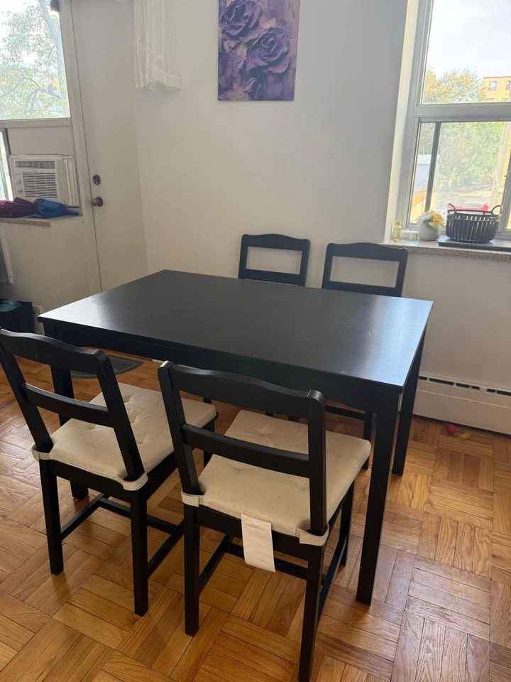 MOVING- IKEA Jokkmokk Dining Table and 4 Chairs Set - photo 3