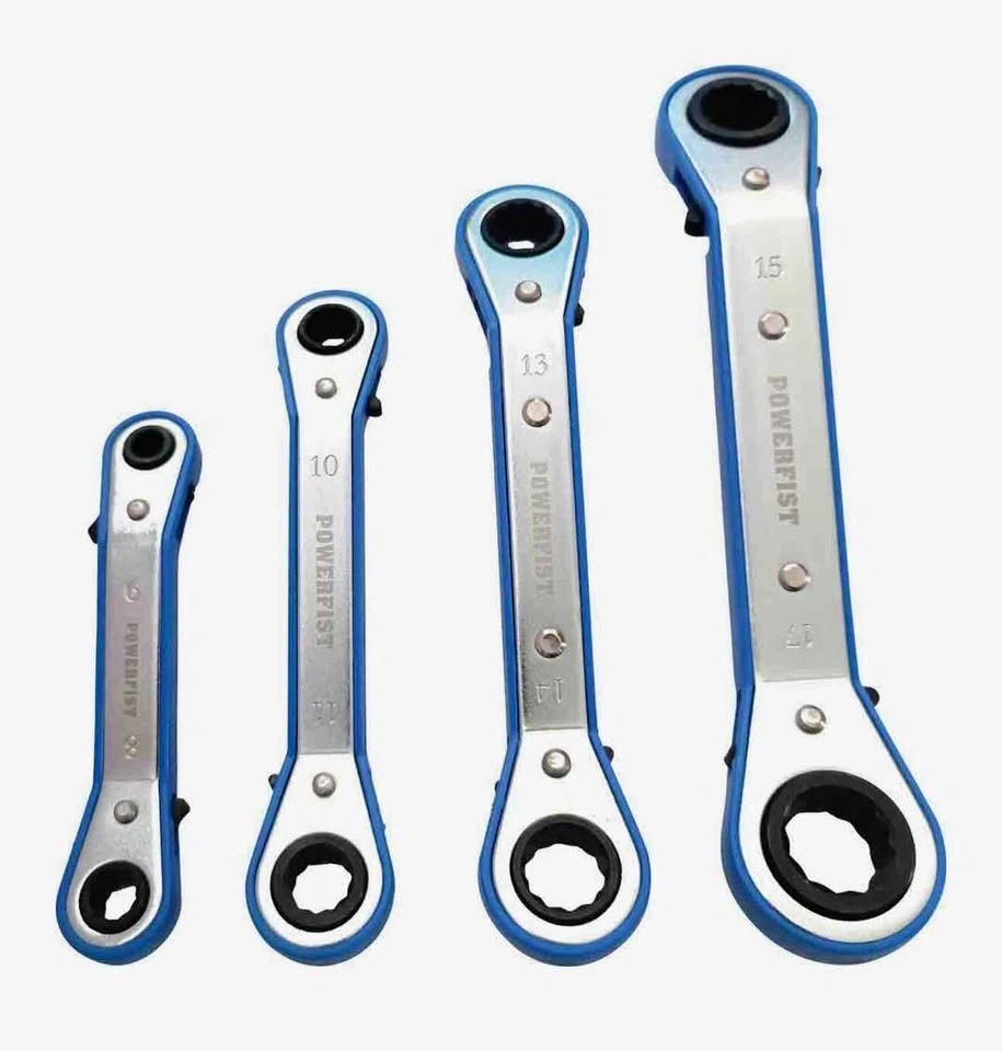 2 NEW offset ratcheting box end wrench sets, 1 SAE and 1 Metric - photo 3