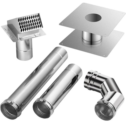 Gasland 3” Stainless Steel Vent Kit For Gas Tankless Water Heate