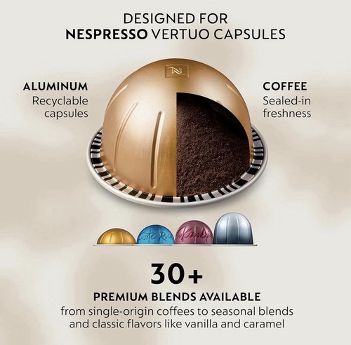 Nespresso Vertuo Next Coffee and Espresso Maker - Navy Blue - photo 4