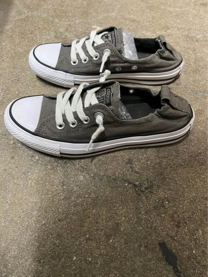 🏈 Gray Converse shoes - photo 2