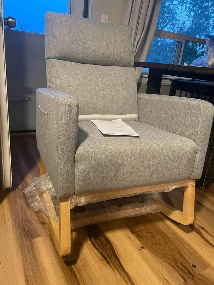 Brand New Assembled Nursery Glider Rocker Chair - photo 2