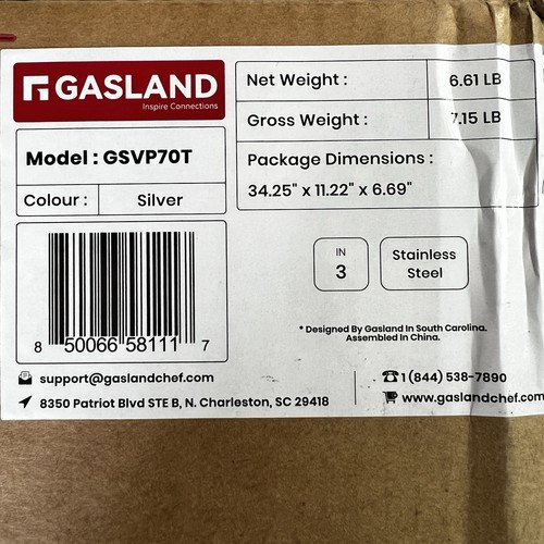 Gasland 3” Stainless Steel Vent Kit For Gas Tankless Water Heate - photo 4
