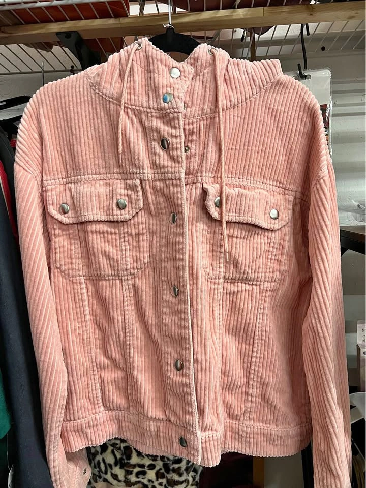 🏈 Pink Curduroy Jacket