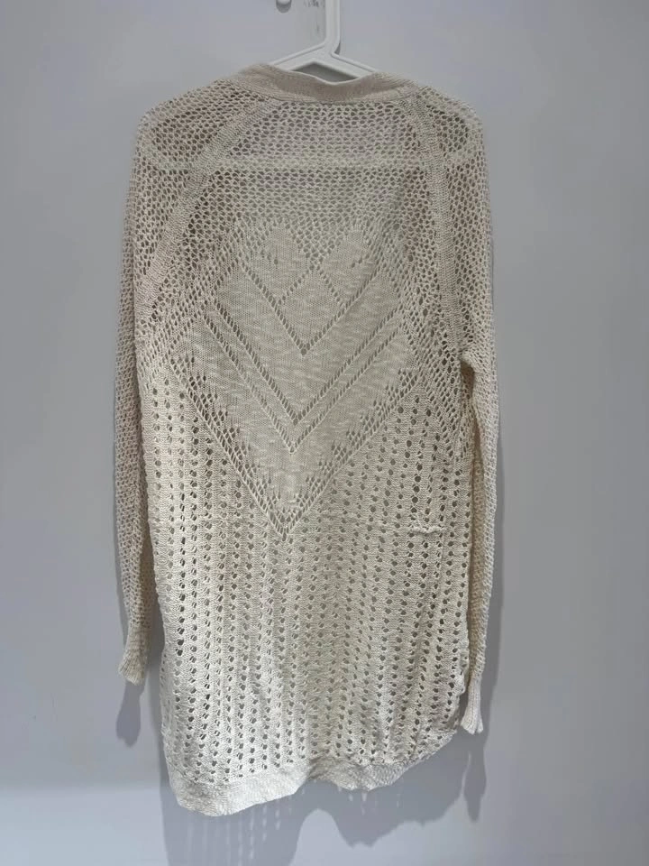 Roxy Open Front Crochet Cardigan - photo 2