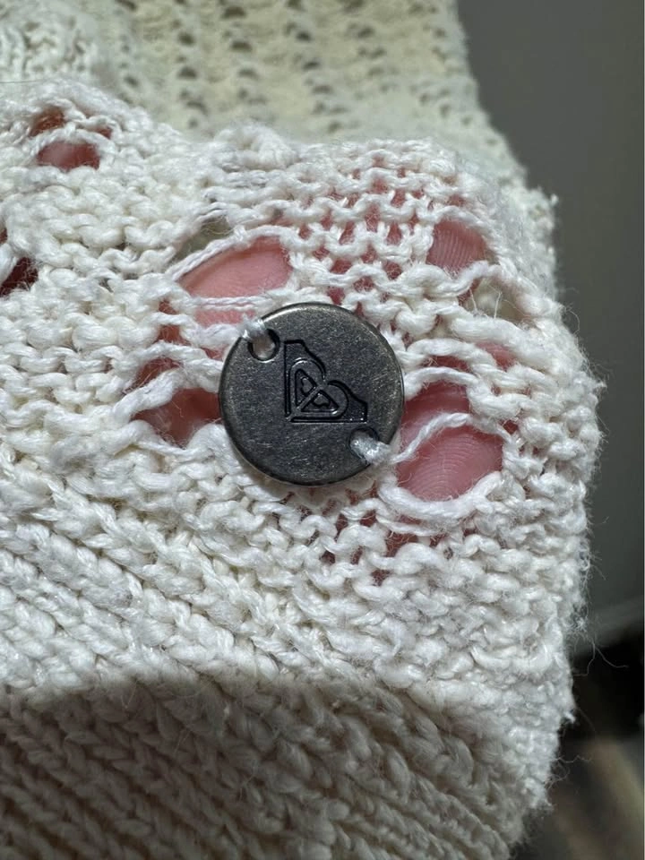 Roxy Open Front Crochet Cardigan - photo 3