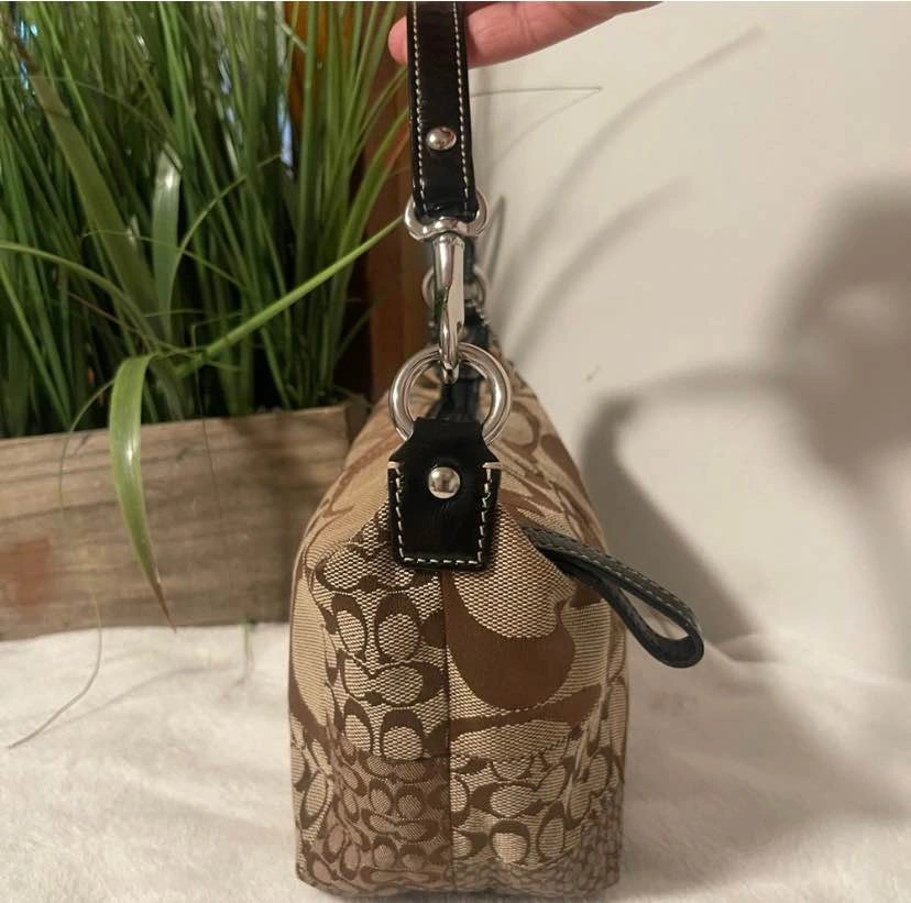 COACH Y2K Signature Patchwork Mini Demi Zip Top Handle 6352 🏈 - photo 5