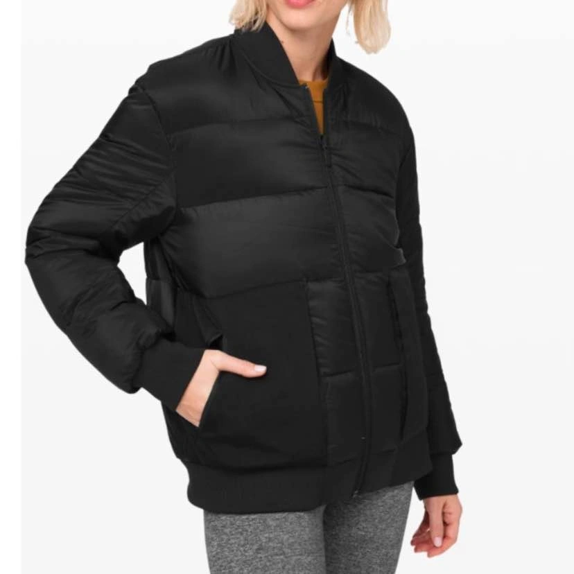 NWT Lululemon Roam Far Insulated Bomber Jacket - Black, Size 6 - photo 2
