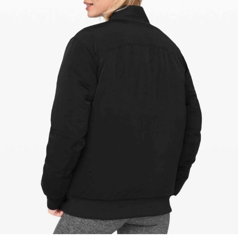 NWT Lululemon Roam Far Insulated Bomber Jacket - Black, Size 6 - photo 3