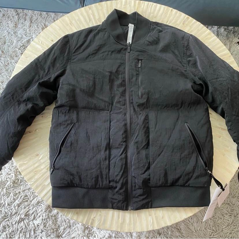 NWT Lululemon Roam Far Insulated Bomber Jacket - Black, Size 6 - photo 5