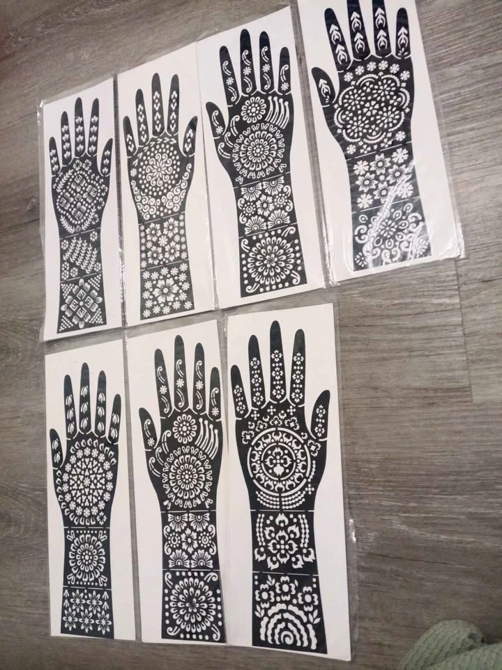 Henna stencils full length - photo 4