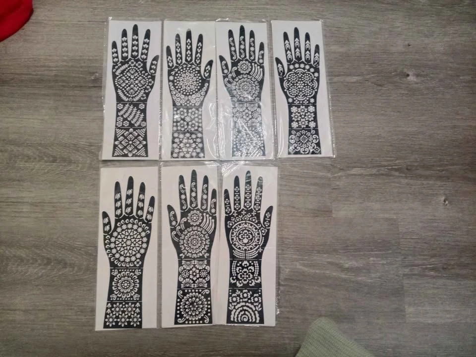 Henna stencils full length - photo 5