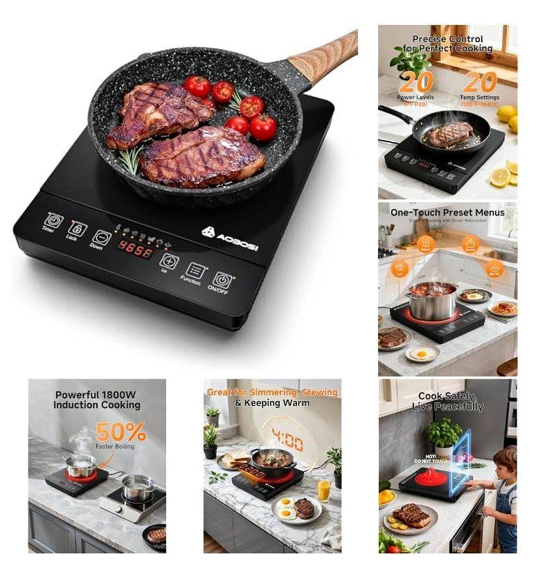 Aaobosi Portable Induction Cooktop