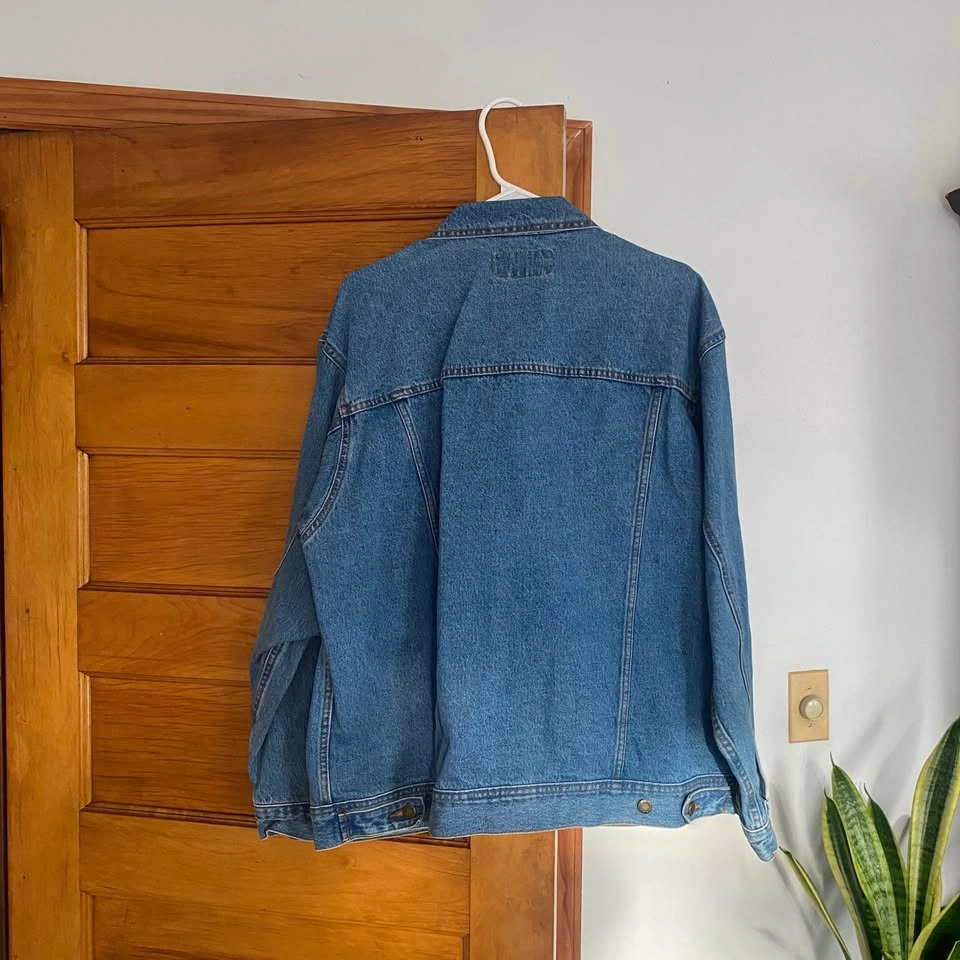 Vintage Wrangler Rugged Wear Denim Jacket 1990s Men’s XL 🏈 - photo 3