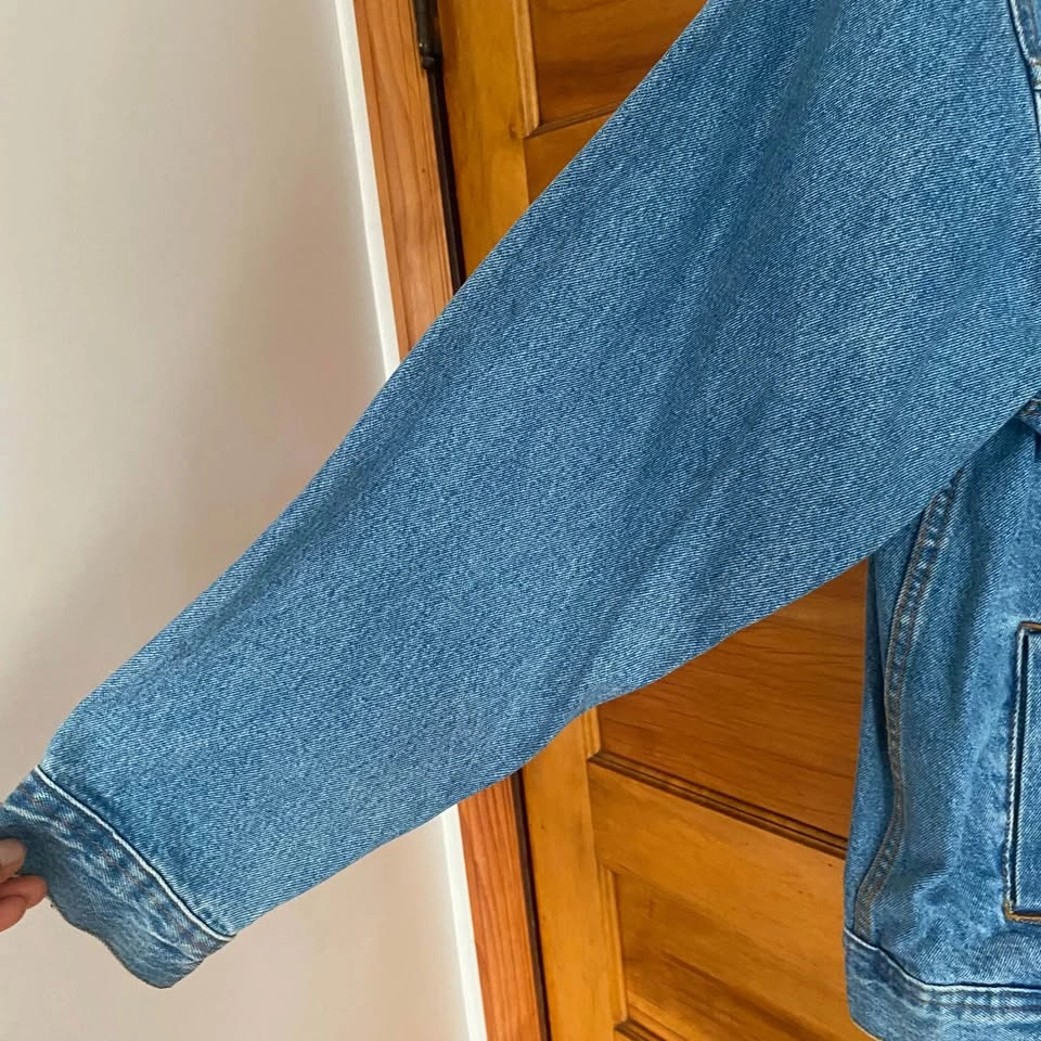 Vintage Wrangler Rugged Wear Denim Jacket 1990s Men’s XL 🏈 - photo 4