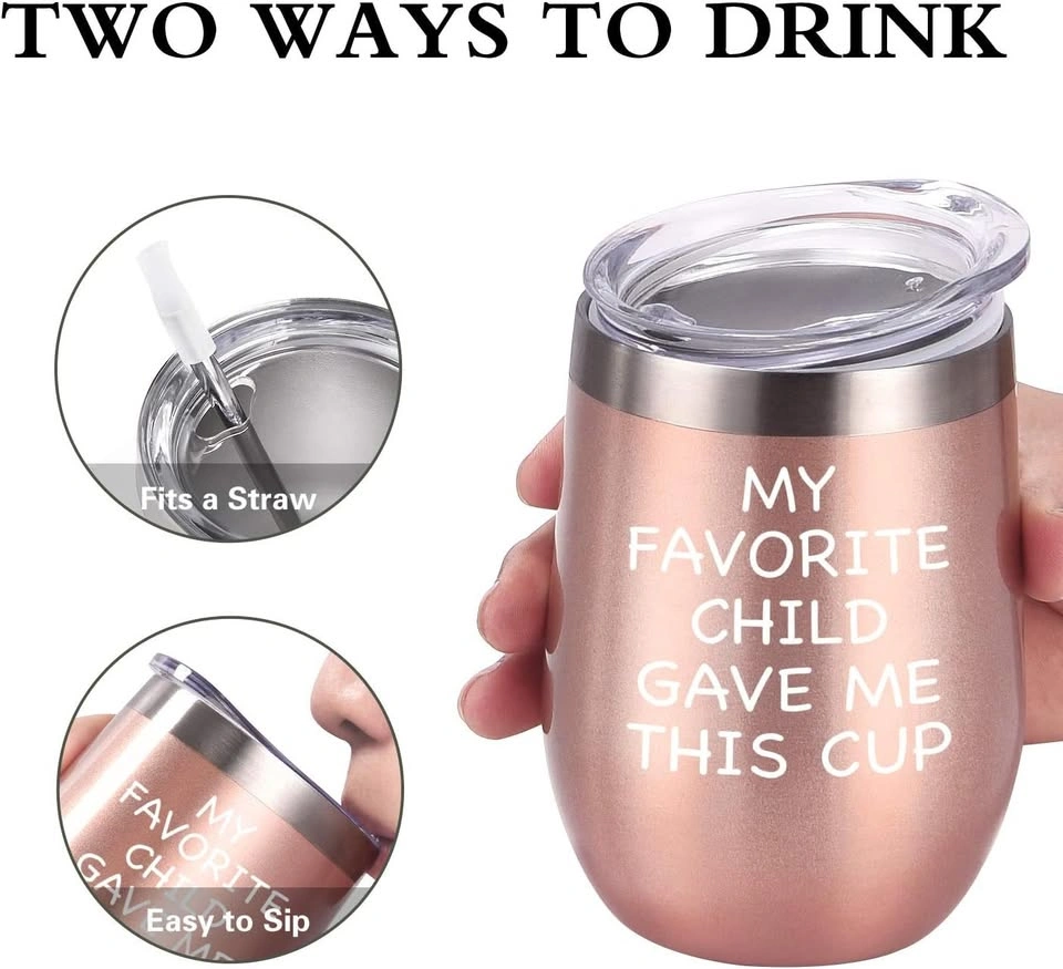 BRAND NEW "My Favourite Child Gave Me this Cup" 12oz Stainless S - photo 2