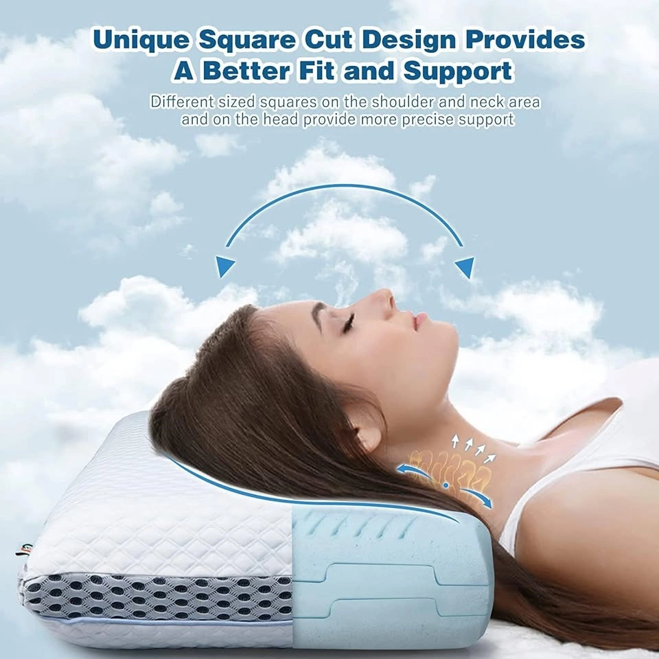 NEW Mastery Mart Memory Foam Pillow, Queen Size - photo 4