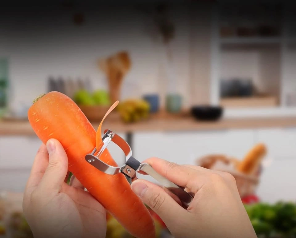 BRAND NEW Leking 7" Santoku Knife with Vegetable Peeler Set - photo 5