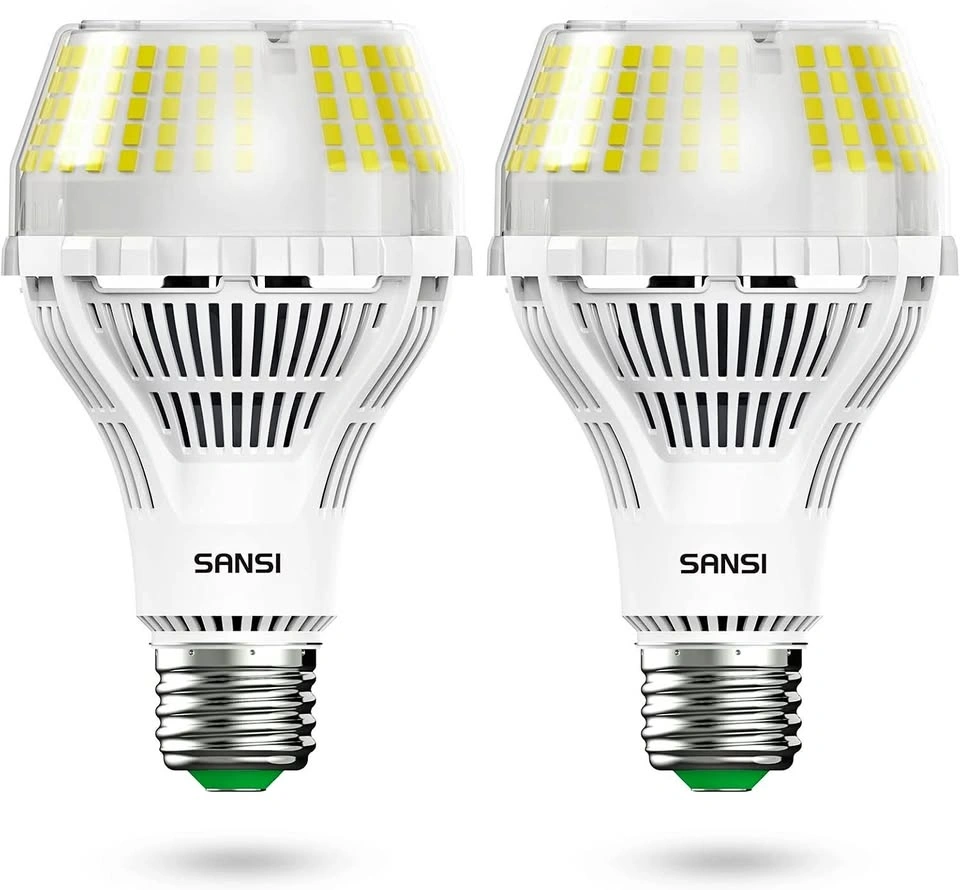 BRAND NEW SANSI 27W A21 LED Light Bulb 2-Pack