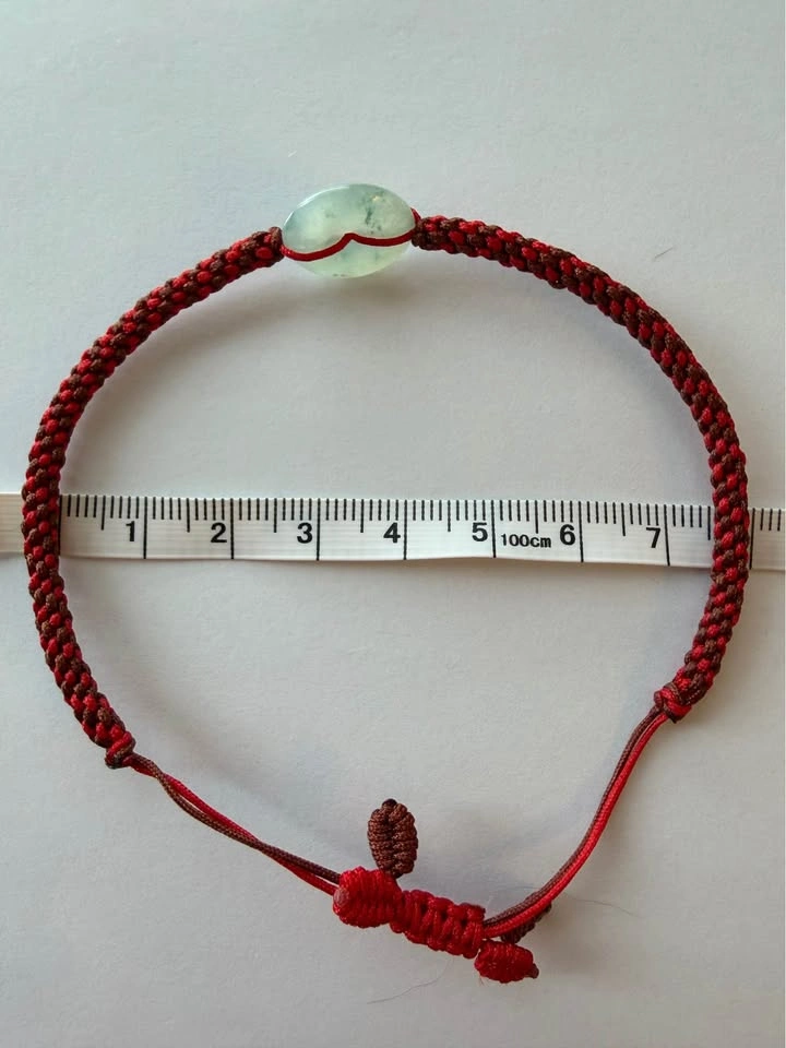 Handcrafted Grade A Jadeite Bracelet – Chestnut & Red-Brown - photo 5