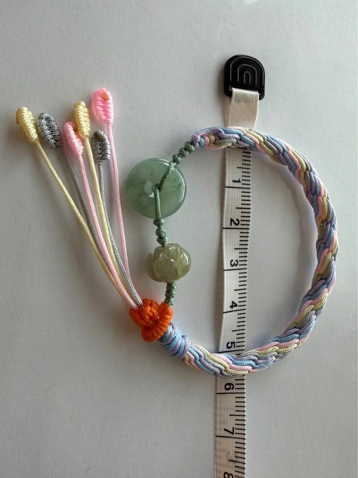 Handcrafted Grade A Jadeite Bracelet – Pastel Palette Edition - photo 5
