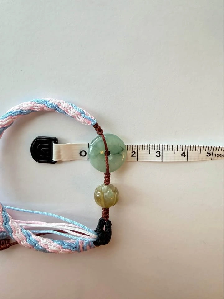 Handcrafted Grade A Jadeite Bracelet – Trans Pride Edition - photo 4