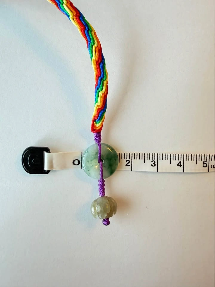 Handcrafted Grade A Jadeite Bracelet – Rainbow Pride Edition - photo 4