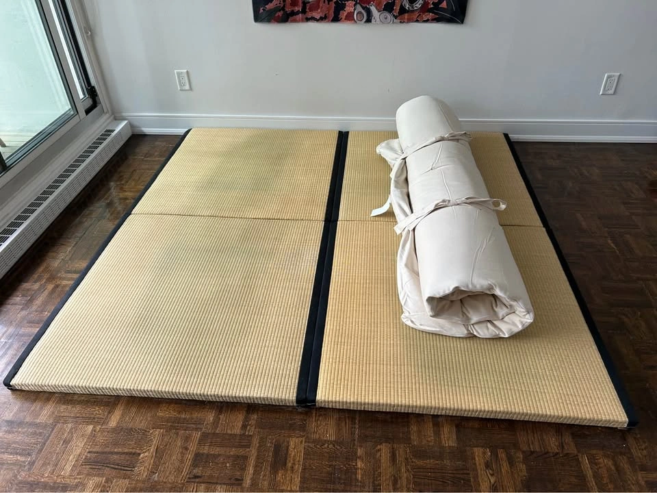 Traditional Japanese bed (shikibuton + 4 tatami mats) - photo 4