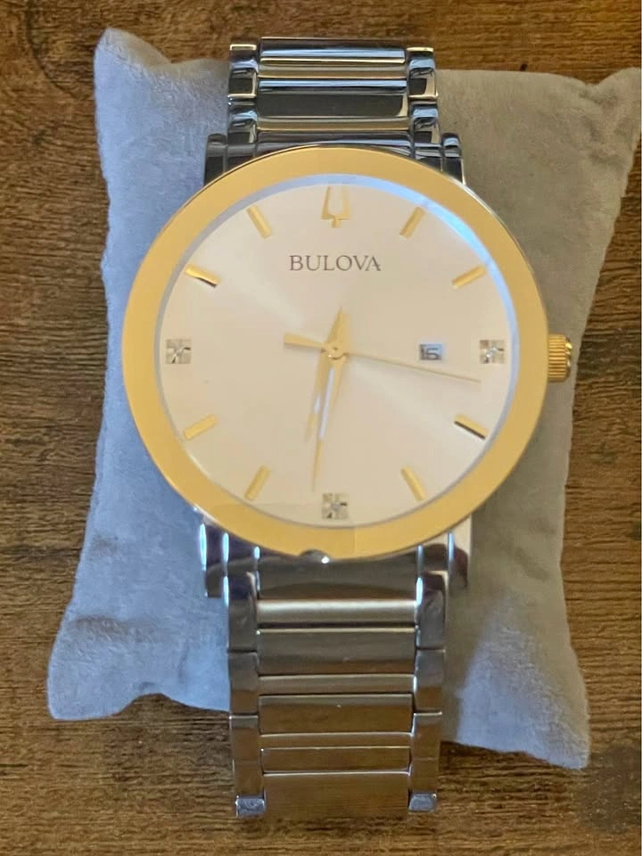 Bulova – Gold-Tone & Silver Bracelet